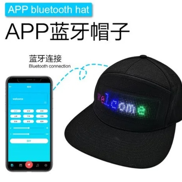 LED Bluetooth Customizable Hat - Picture 8 of 8